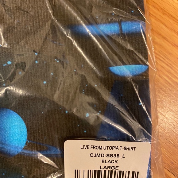 Travis Scott X McDonald’s Utopia Black T-Shirt - Picture 3 of 6